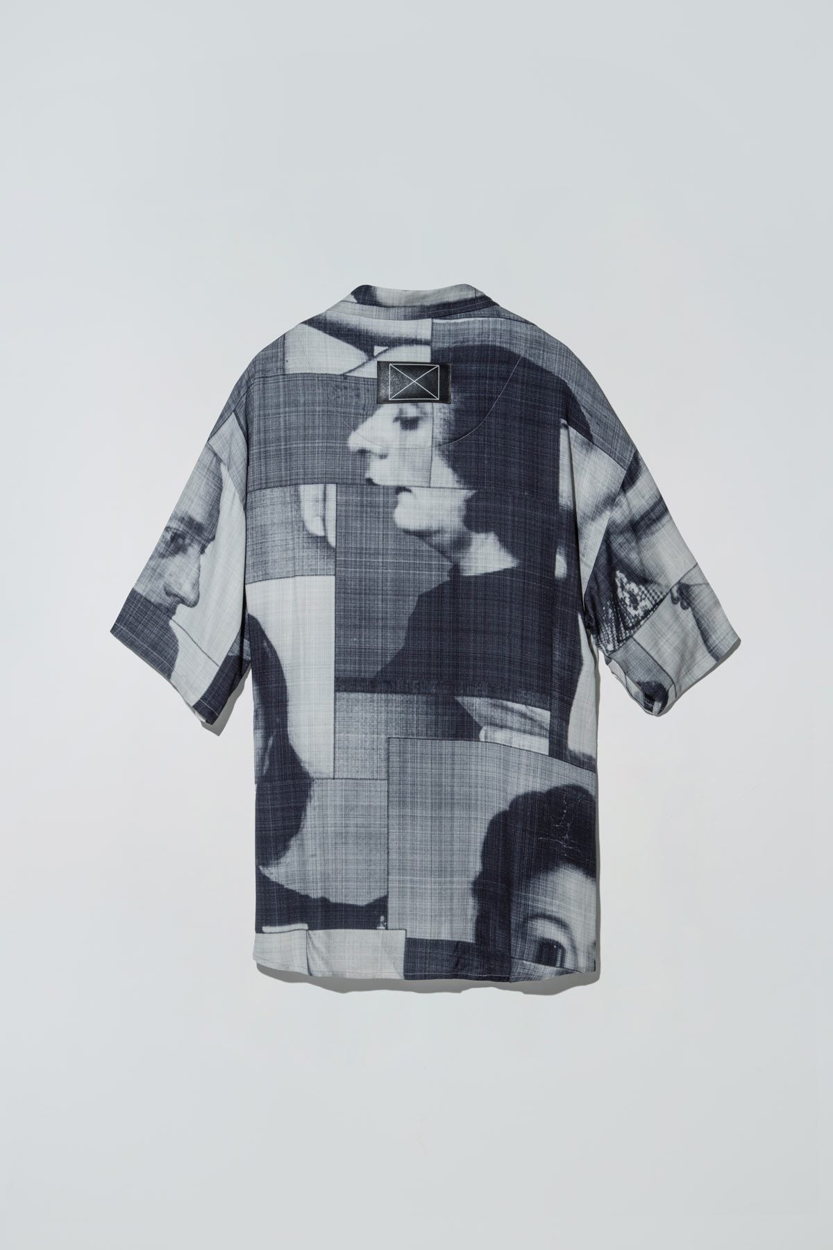 Black List Print Dazed Shirt Grey