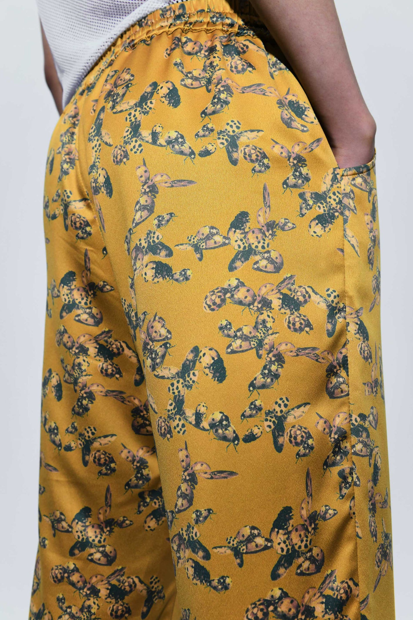 Ladybug Orgy Sunday Suitpants Mustard Yellow