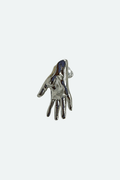 EmojiHands ear stud Waving figure in silver