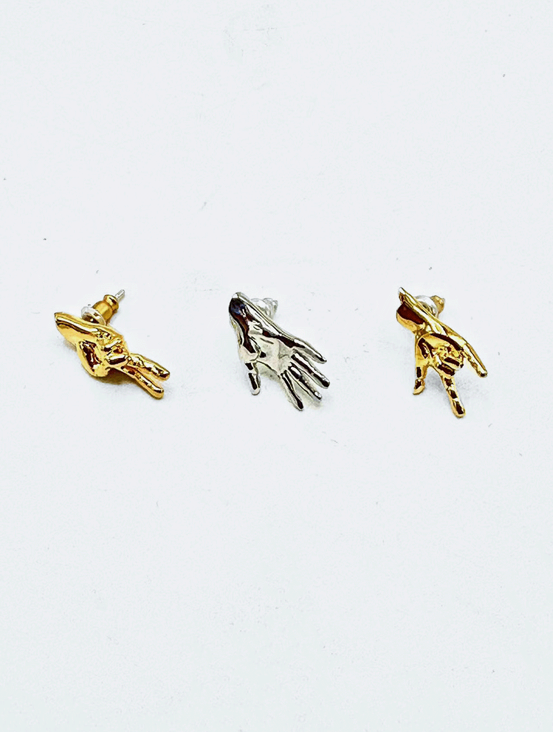 EmojiHands Ear Studs