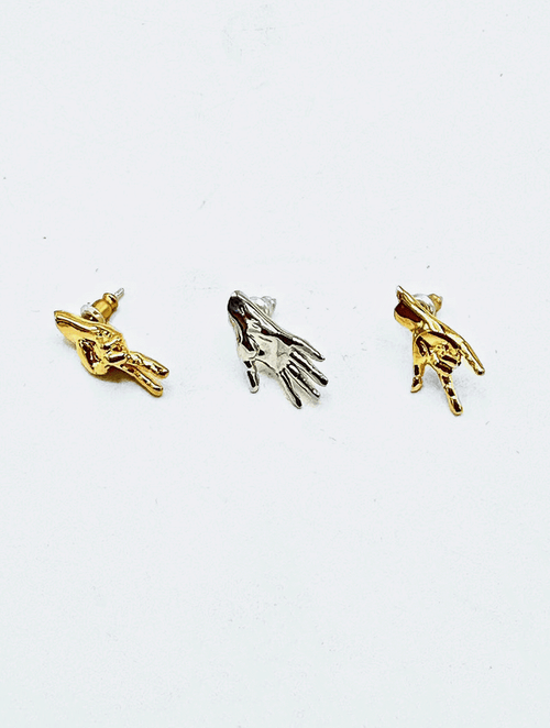 EmojiHands Ear Studs