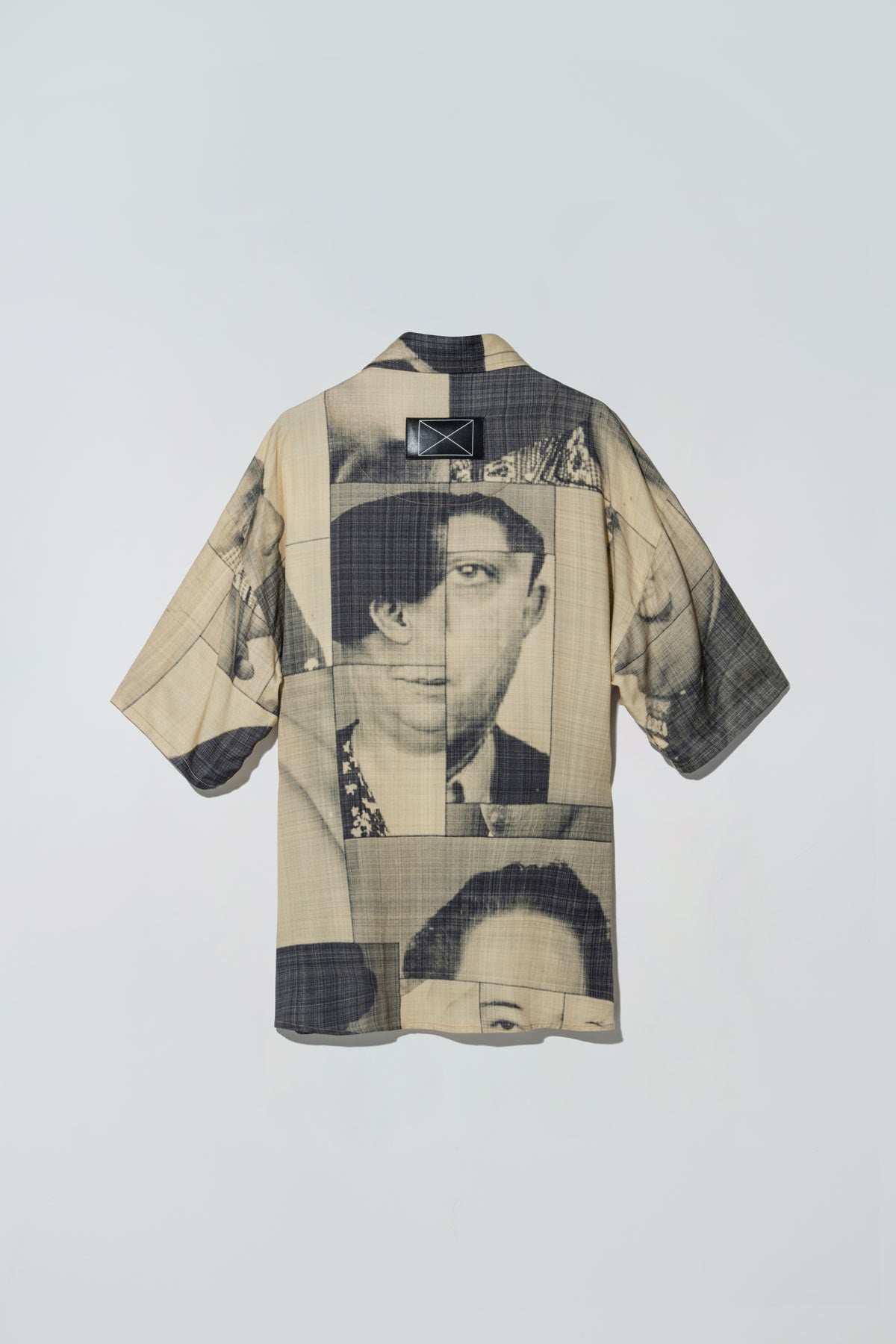 Black List Print Dazed Shirt Goldenrod
