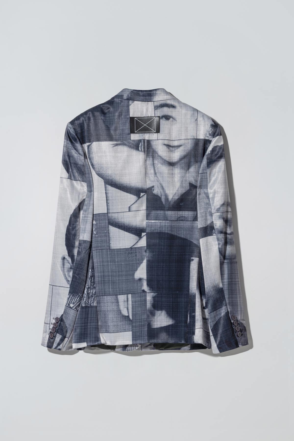 Liberty Suit in Black List Print Grey