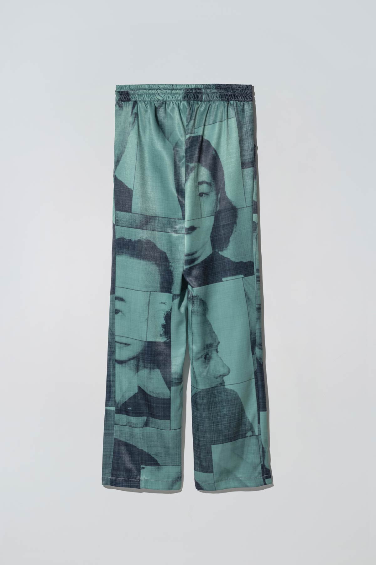 Liberty Suitpants in Black List Print Green
