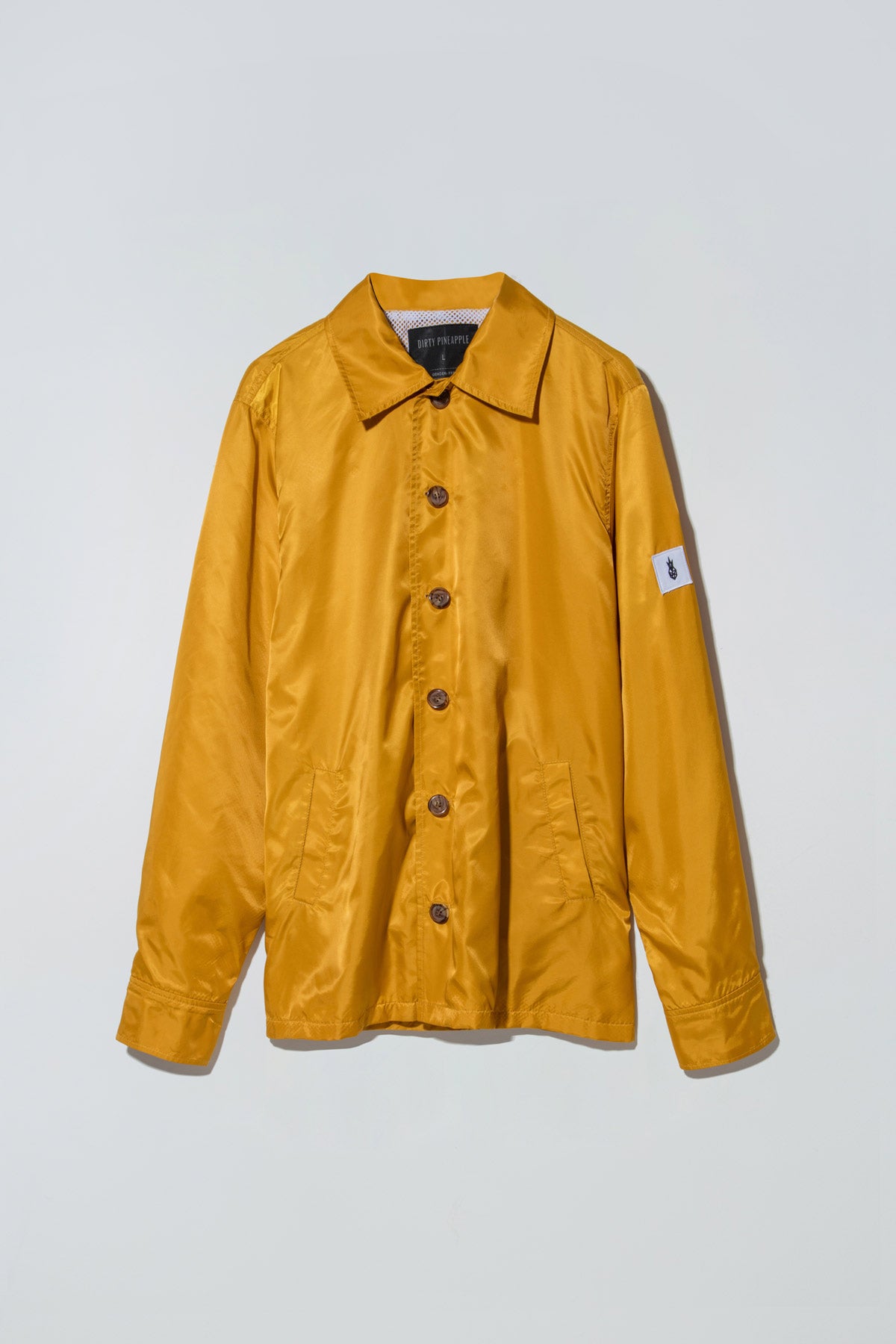 Easy Shirt Jacket Mustard Yellow