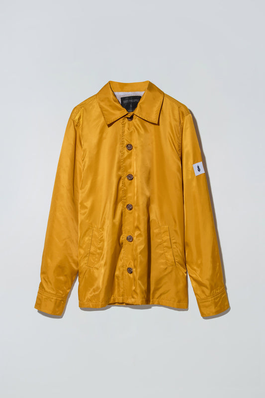 Easy Shirt Jacket Mustard Yellow