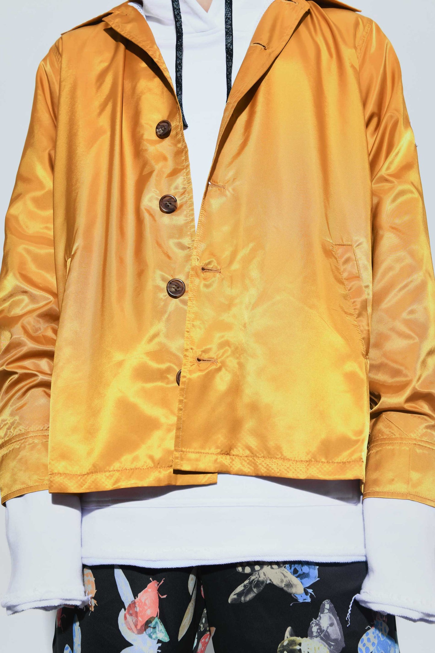 Easy Shirt Jacket Mustard Yellow