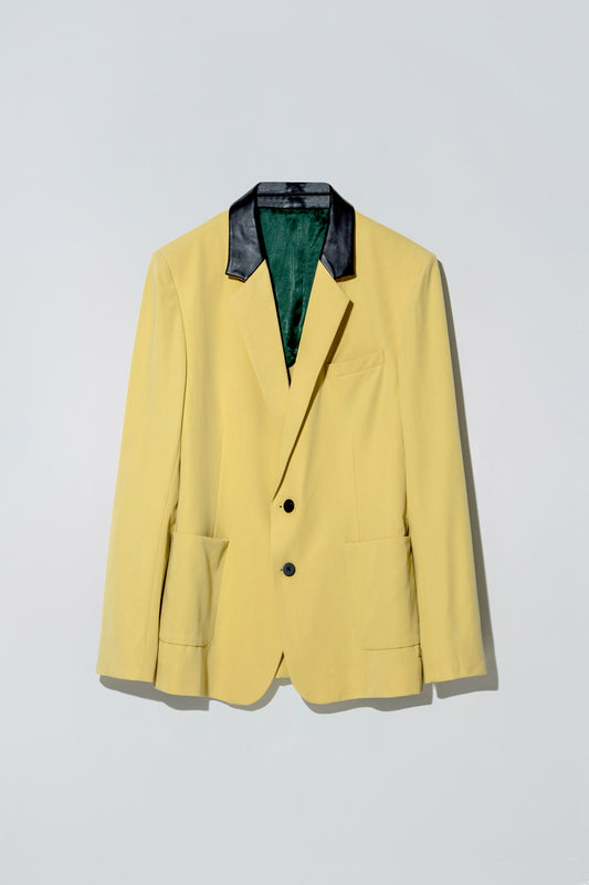 Plastic Blazer Yellow