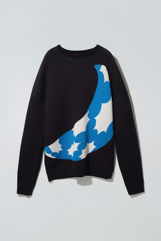 Frosty Fruit Sweater Black
