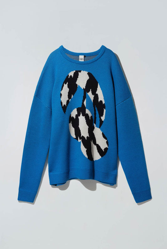 Frosty Fruit Sweater Blue