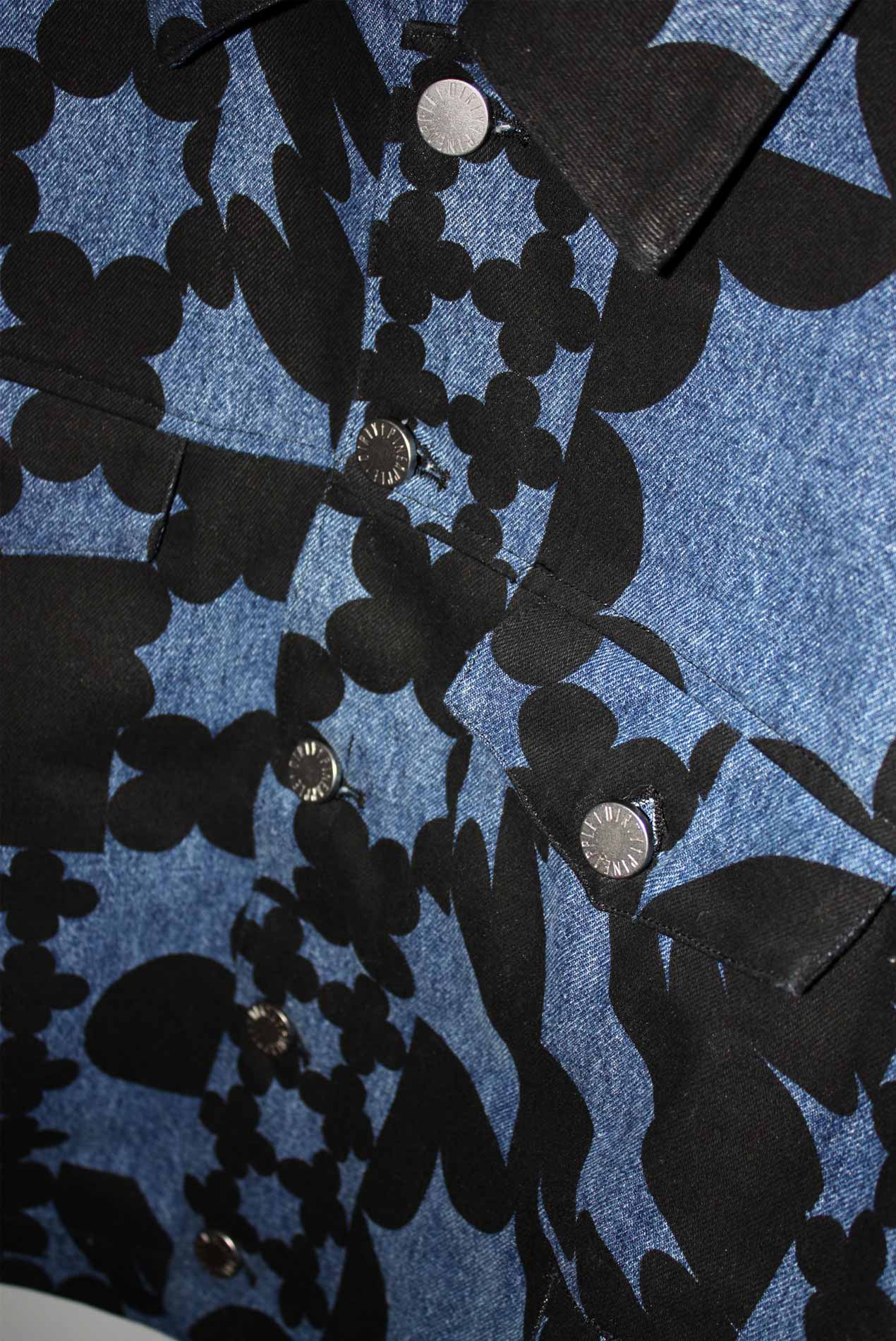Indigo Denim Crop Jacket