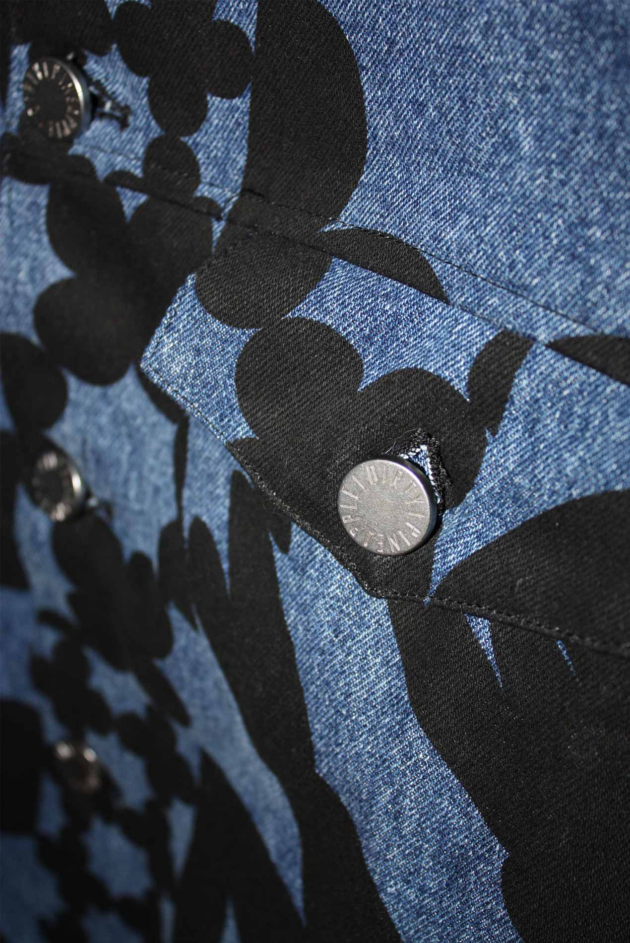 Indigo Denim Crop Jacket
