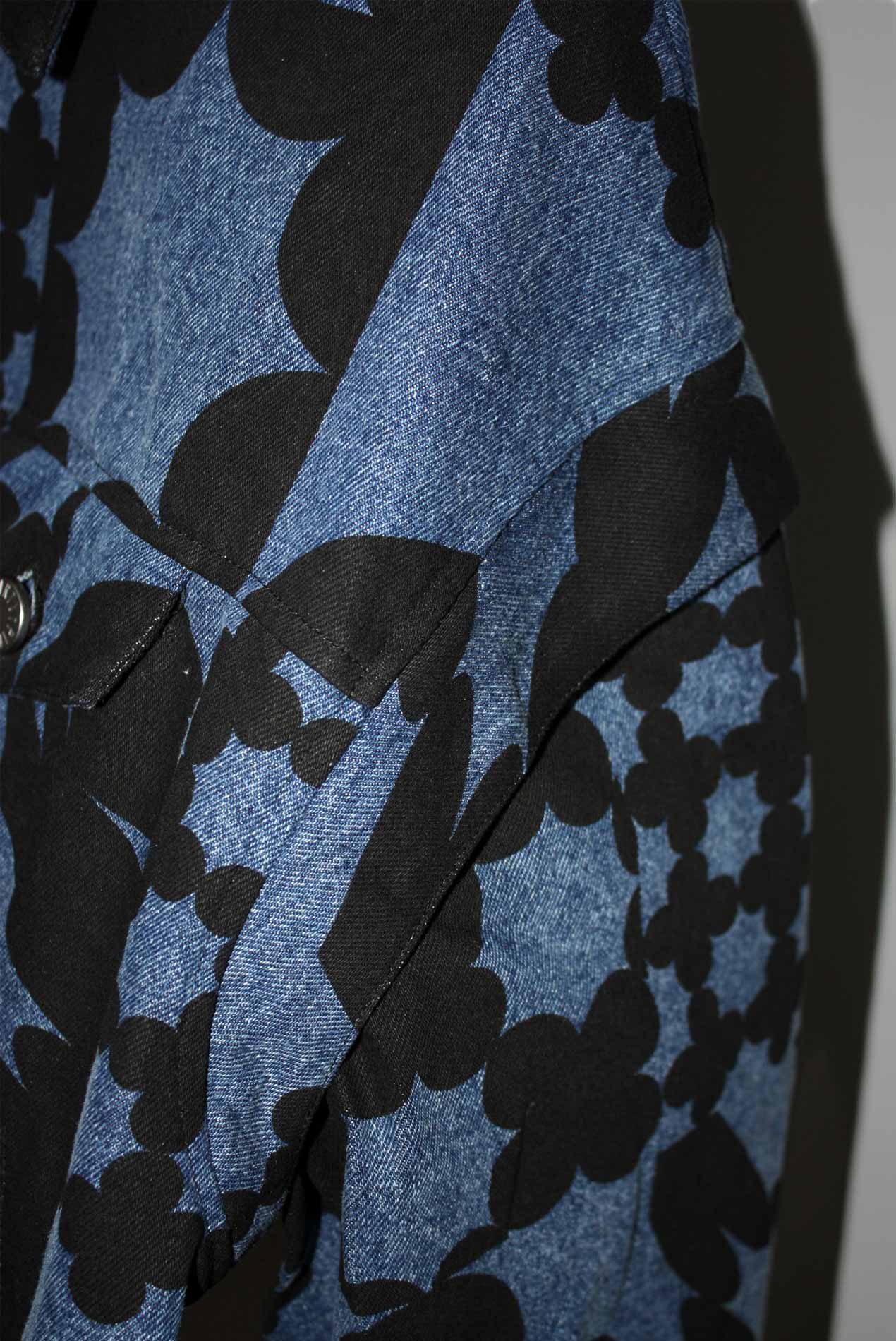 Indigo Denim Crop Jacket