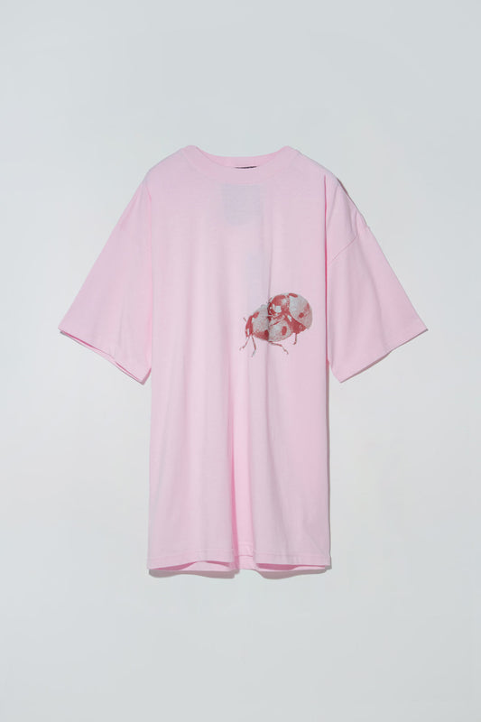 Ladybug Graphic PJ Tee Pink