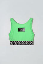 Loaf Crop Tank in Neon Green