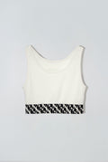 Loaf Crop Tank in Creamy White