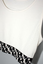 Loaf Crop Tank in Creamy White