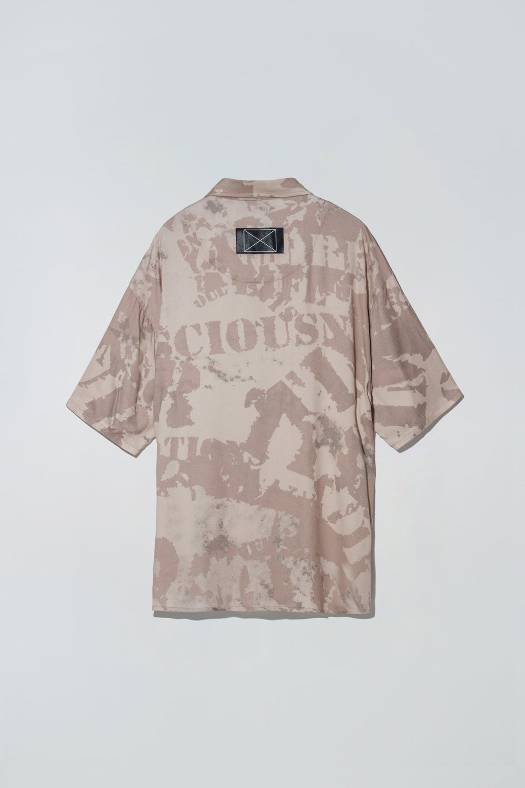 Lost ID Print Dazed Shirt Nude