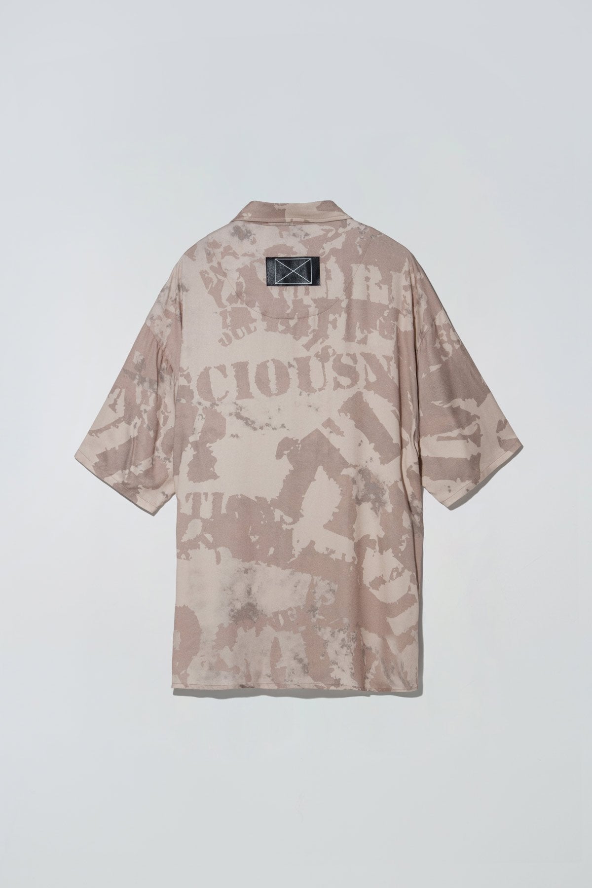 Lost ID Print Dazed Shirt Nude