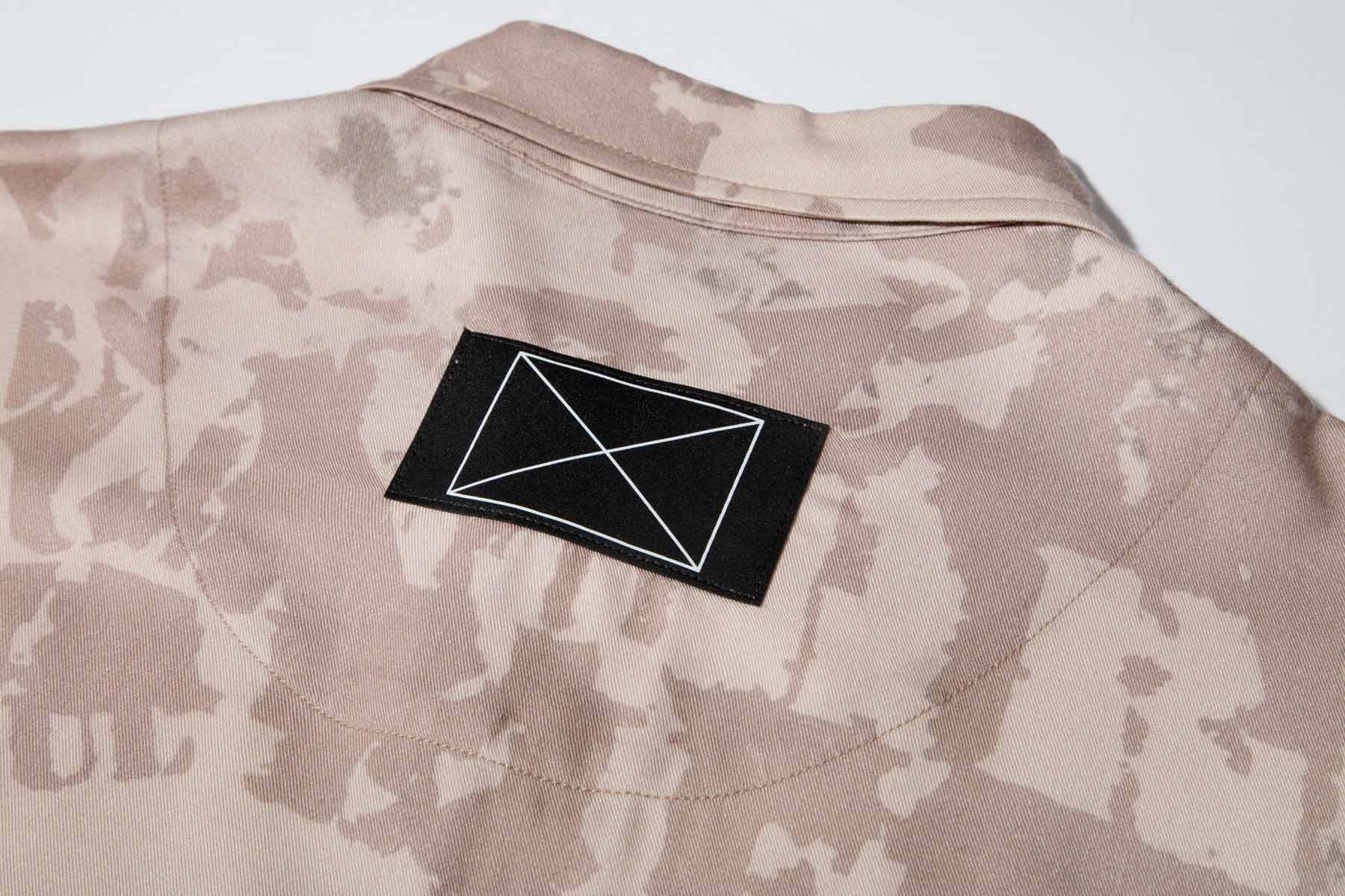 Lost ID Print Dazed Shirt Nude