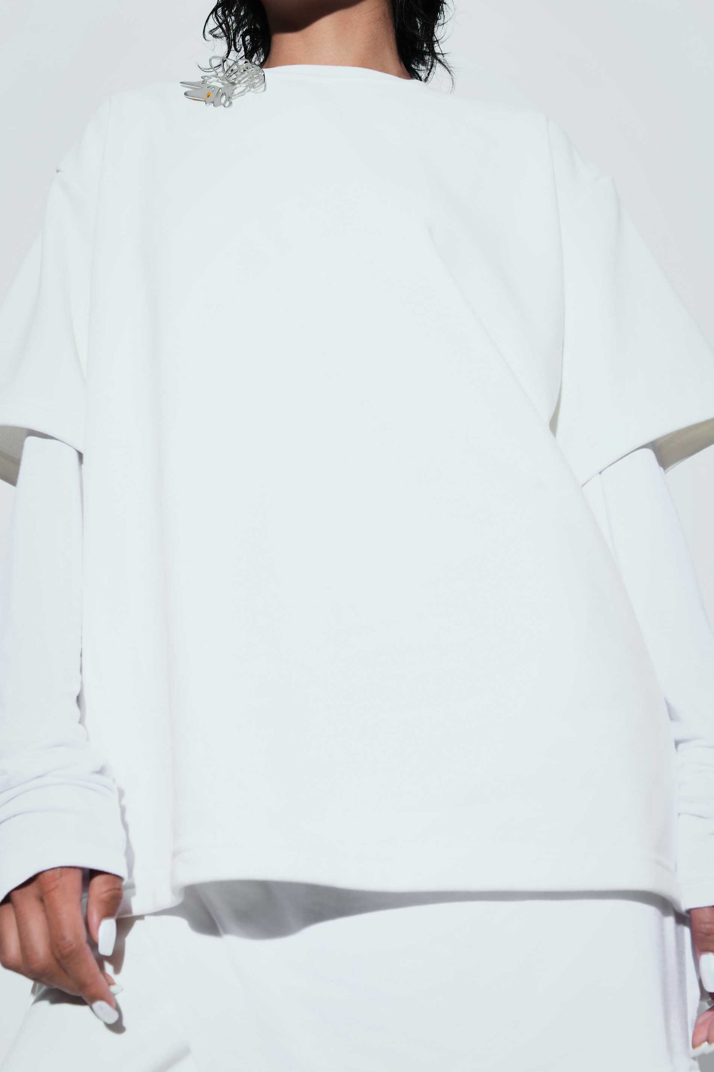 Night Cap Sweatshirt White