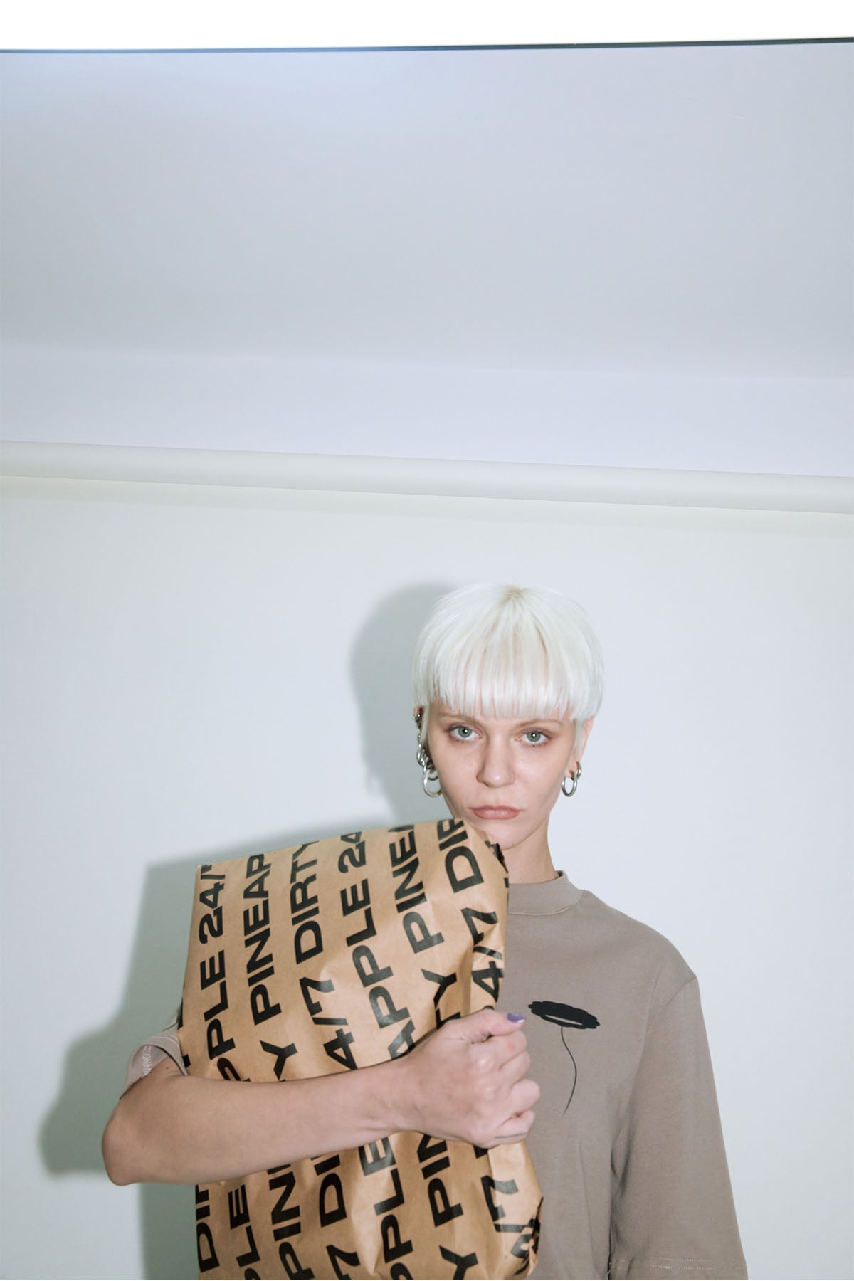 Slot Dahlia Tee in Brown