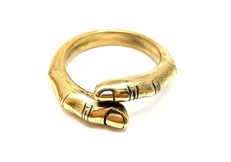 Touch Finger Ring Gold