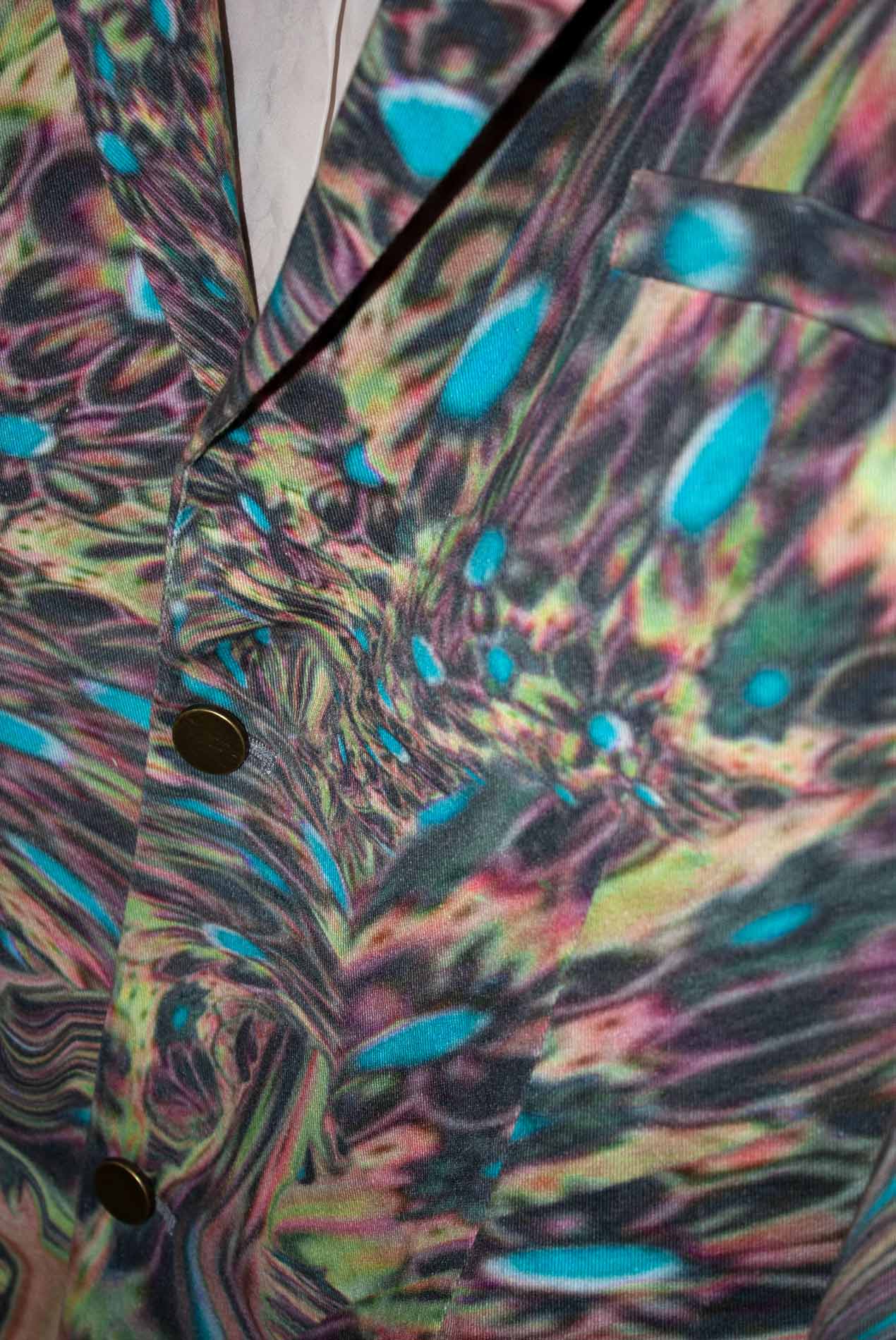 Wisteria Suit in LSD Flowers